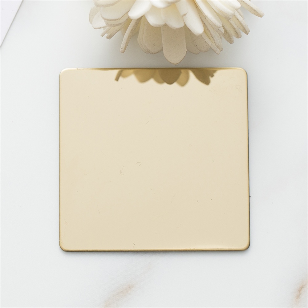 8K Mirror Champagne Gold Decorative Panels(JLH-2101)