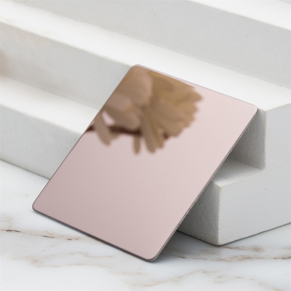 8K Mirror Brown Stainless Steel Decorative Panels(JLH-2137)