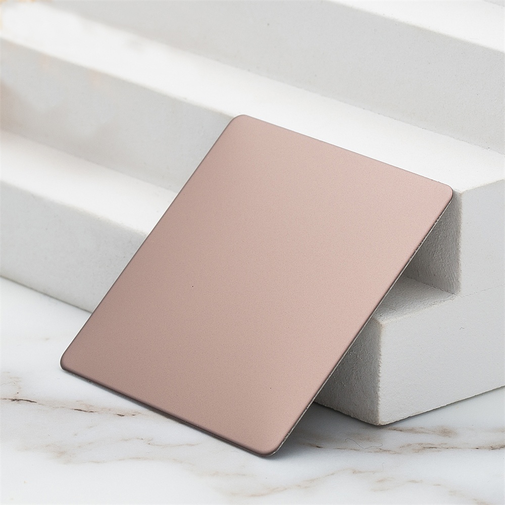 Sandblasted Brown Stainless Steel Panel(JLH-2139)