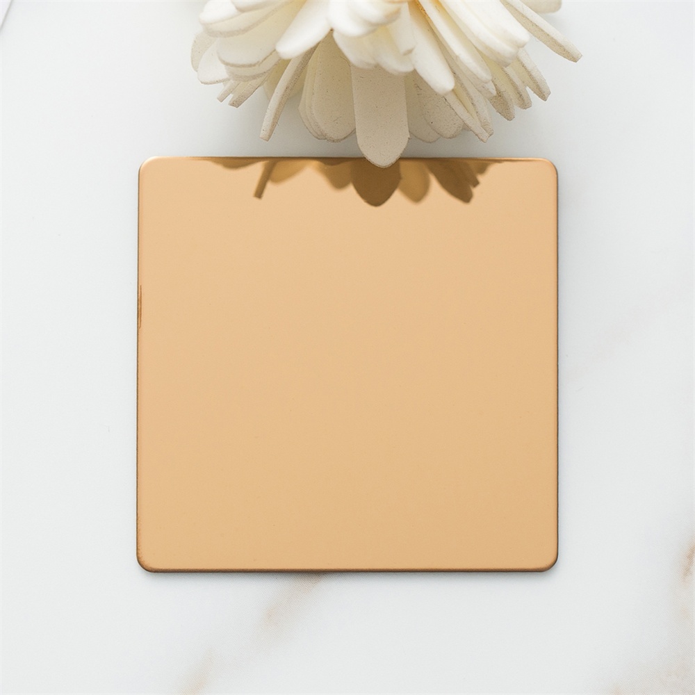 Mirror Rose Gold Stainless Steel Decorative Panels(JLH-2109)